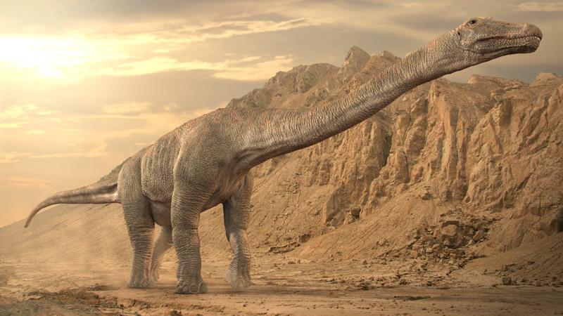 Титанозавр (из мелового периода) жил на территории РФ 